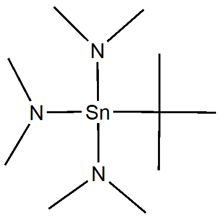 1-(1,1-Dimethylethyl)-N,N,N′,N′,N′′,N′′-hexamethylstannanetriamine
